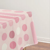Mideeuwse cirkels roze vanilla tafelkleed (Voorbeeld)