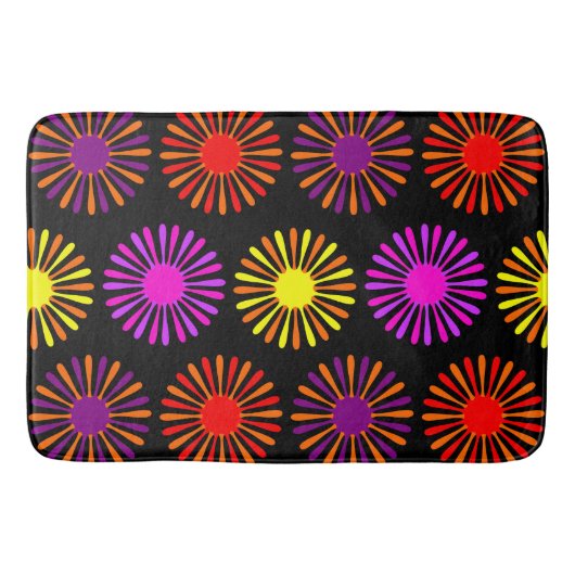 Mideeuwse Floral Pattern Shower Curtain Badmat (Voorkant)