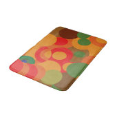 Mideeuwse kleurige Retropatronen Badmat (Gekanteld)