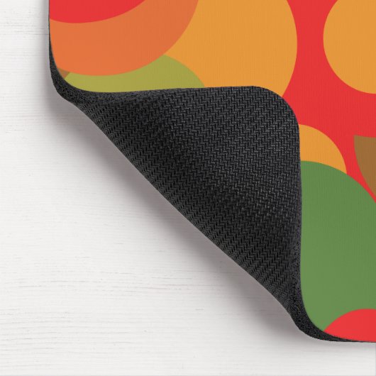 Mideeuwse kleurige Retropatronen Muismat (Hoek)