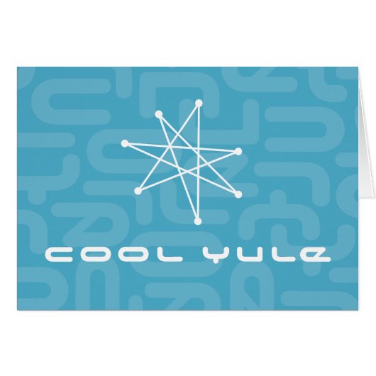 Mideeuwse moderne kerst atoomstartster (Voorkant Horizontaal)