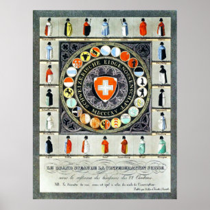 Mideval Zwitsers Poster