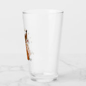 Midg in een stapel van lederen tumbler glas (Links)
