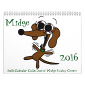Midge 2016 'Sunday Comics'-kalender Kalender (Hoes)