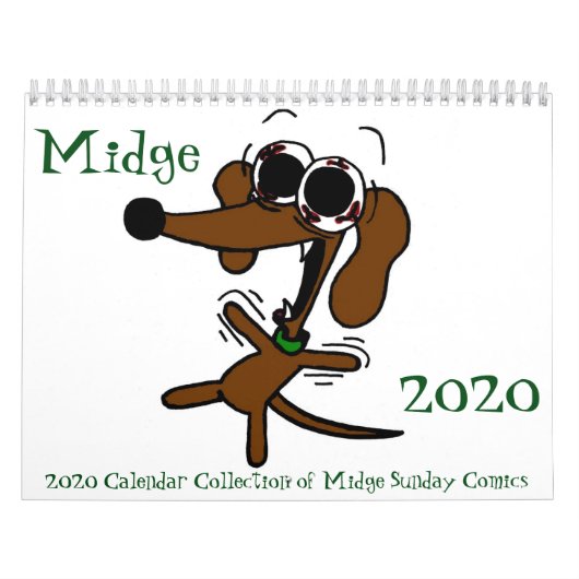 Midge 2020 'Sunday Comics'-kalender Kalender (Hoes)