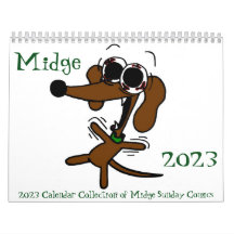 Midge 2023 'Sunday Comics'-kalender