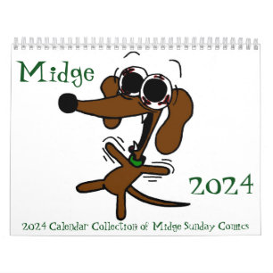 Midge 2024 'Sunday Comics' Kalender