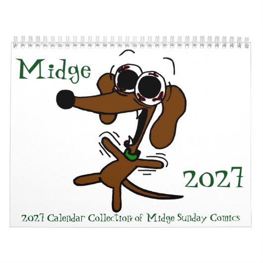 Midge 2027 'Zondagstrips' Kalender (Hoes)