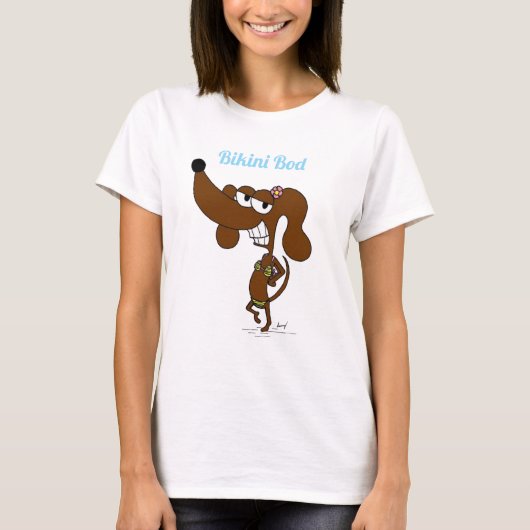 Midge "Bikinilichaam" T-shirt (Voorkant)