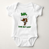 Midge "BOL Bark Out Loud"-Baby Creeper Romper (Voorkant)