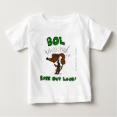 Midge "BOL Bark Out Loud" Baby T-Shirt (Voorkant)