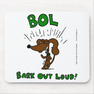 Midge "BOL Bark Out Loud" Mousepad Muismat