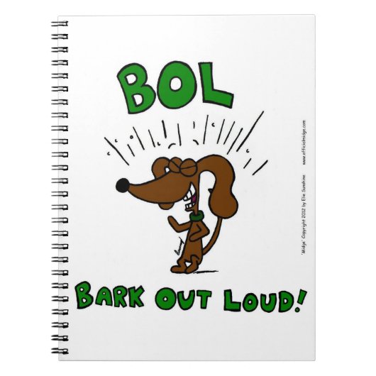 Midge "BOL: BARK OUT LOUD"-Notitieboek Notitieboek (Voorkant)