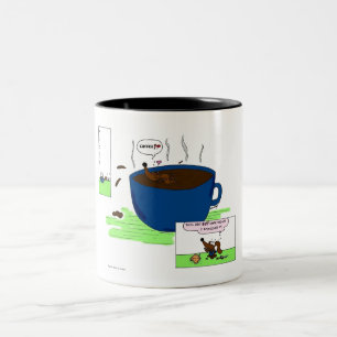 Midge "Coffee Comic" koffie-Mok Tweekleurige Koffiemok