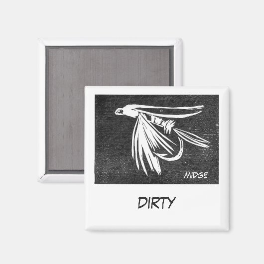 "Midge" Dish Washer Status Magnet (Voorkant / Achterkant)