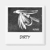 "Midge" Dish Washer Status Magnet (Voorkant)
