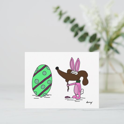 Midge "Egg-cellent Easter" Briefkaart - (Staand voorkant)