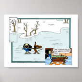 Midge- en Melissa Floor Skating Comic-Poster Poster (Voorkant)