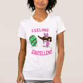Midge "Feeling Eggcellent" Pasen Shirten T-shirt (Voorkant)