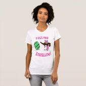 Midge "Feeling Eggcellent" Pasen Shirten T-shirt (Voorkant volledig)