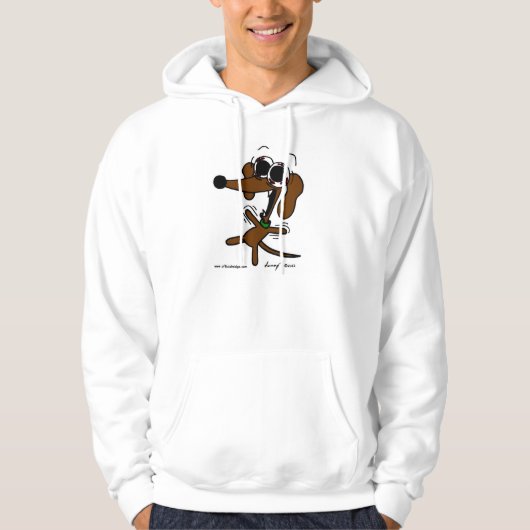 Midge Freakin Out Adult Hooded Sweatshirt (Voorkant)