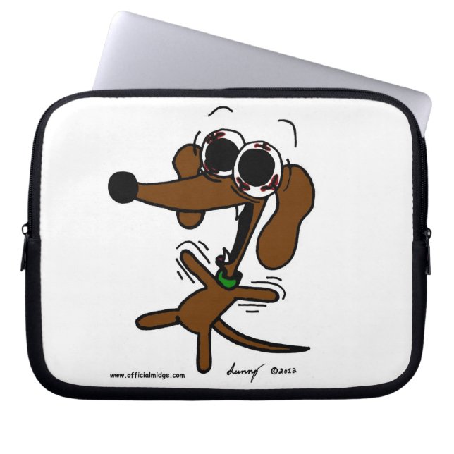 Midge Freakin-Out-laptophoes Laptop Sleeve (Voorkant)