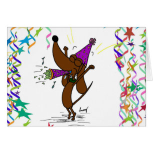 Midge "Heb een Dogwent Happy Birthday"-Kaart