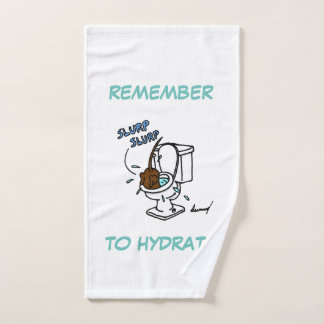 Midge "Herinner aan Hydrate" Handhanddoek Handdoek