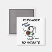 Midge "Herinner aan Hydrate" Magnet (Voorkant / Achterkant)