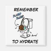 Midge "Herinner aan Hydrate" Magnet (Voorkant)