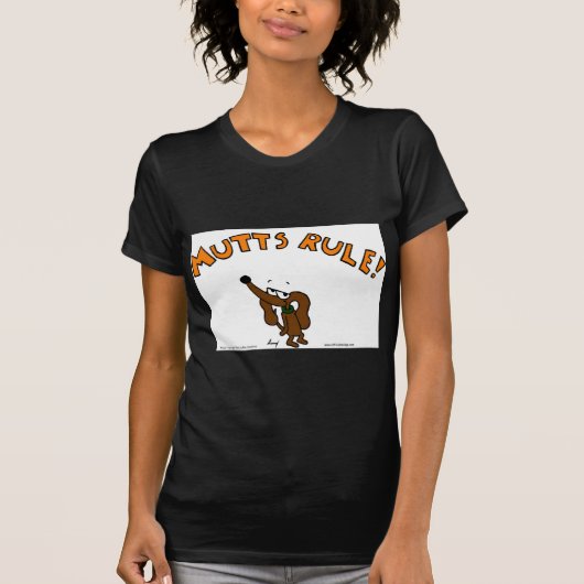 Midge HONDEN ZIJN DE BAAS Dames Petite T-Shirt (Voorkant)