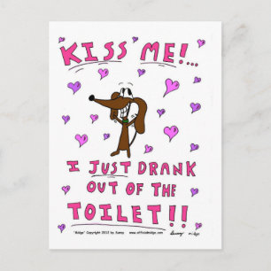 Midge 'KISS ME'-Briefkaart Briefkaart