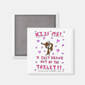 Midge 'KISS ME' Magnet (Voorkant / Achterkant)