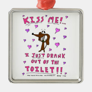 Midge "KISS ME" Ornament
