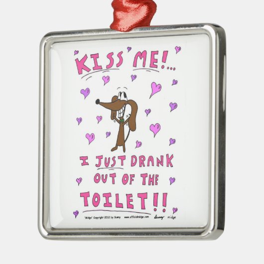 Midge "KISS ME" Ornament (Links)