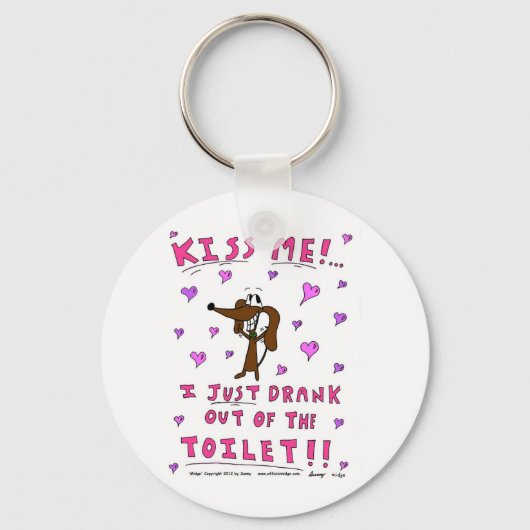 Midge 'KISS ME' Sleutelhanger (Voorkant)
