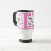 Midge "KISS ME" Travel Mug Reisbeker (Voorkant links)