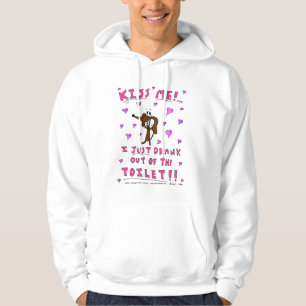Midge "KISS ME" Volwassenen overhemd Hoodie