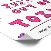 Midge "KUS ME" Poster (Hoek)