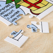 Midge "Midge's kerstcadeau" puzzel Legpuzzel (Zijkant)