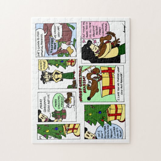 Midge "Midge's kerstcadeau" puzzel Legpuzzel (Verticaal)