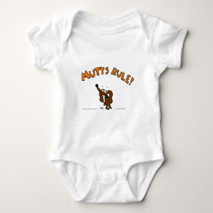 Midge MUTTS RULE Baby Creeper Romper