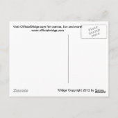 Midge MUTTS RULE Briefkaart (Achterkant)