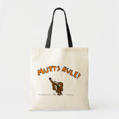 Midge MUTTS RULE Canvas tas (Voorkant)