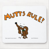 Midge MUTTS RULE Mousepad Muismat (Voorkant)
