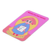 Midge op de Fridge Magneet (Linkerzijde)