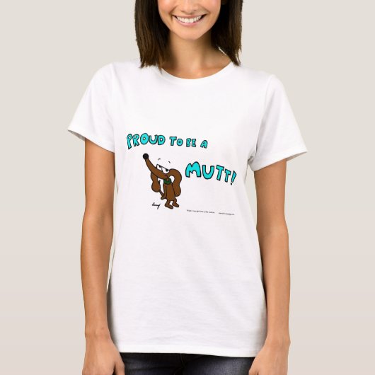 Midge PROUD OM EEN MUTT Womens Baby Doll T-Shirt T (Voorkant)