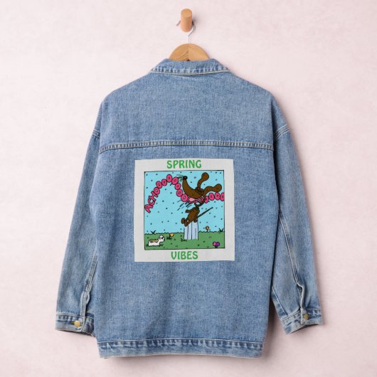 Midge "SPRING VIBES" Denim Jacket (Hangar)