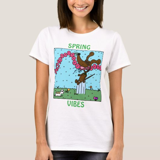 Midge "SPRING VIBES" T-shirt (Voorkant)
