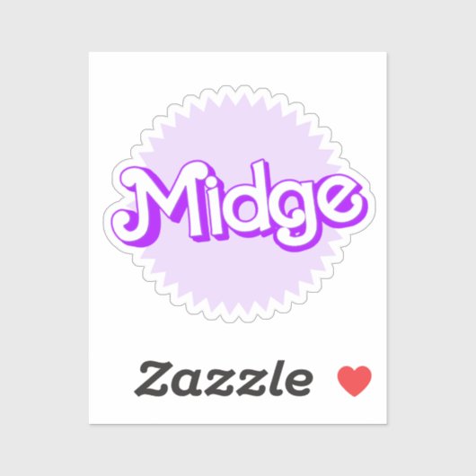 Midge Sticker (Vel)